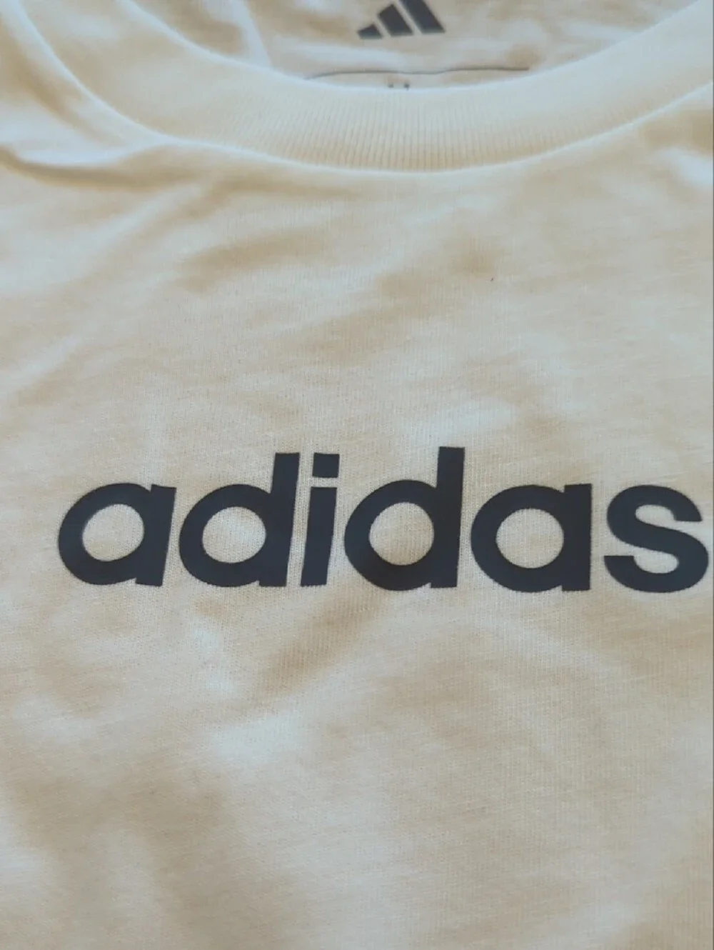 adidas White Tee and Black Shorts Kids Matching Set